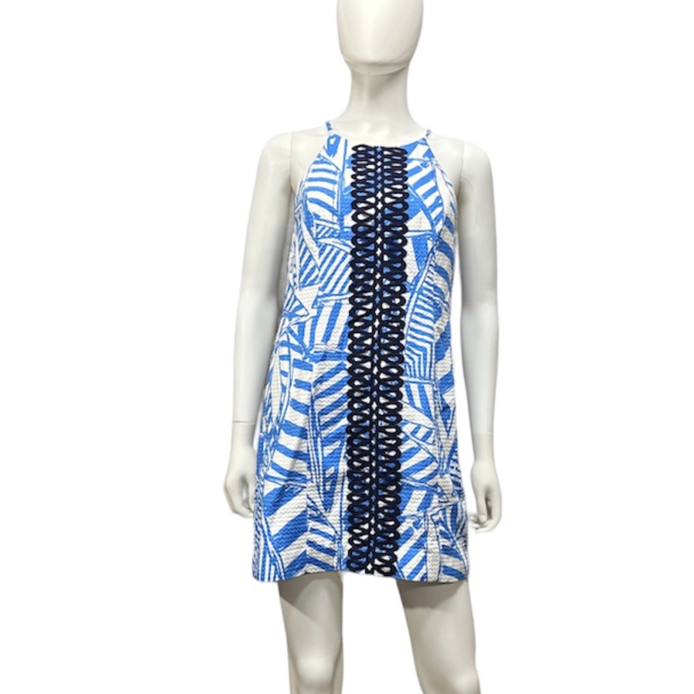 ⭐️Lilly Pulitzer Annabelle Shift in Bay Blue Yacht Sea [731]
